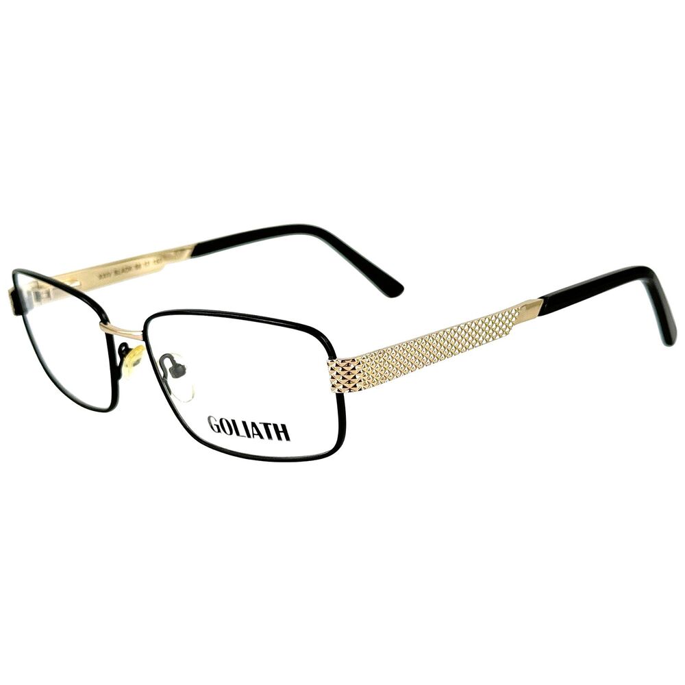 Goliath XXIV Mens Metal Eyeglass Frame Black 58-17 France